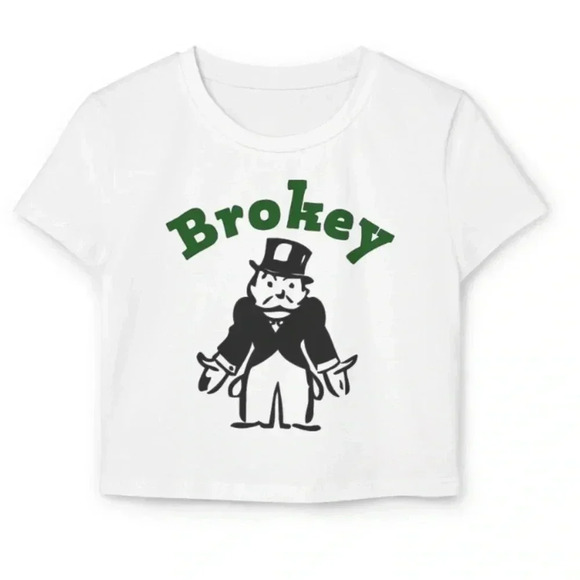 Y2k style brokey crop top - Picture 2 of 2